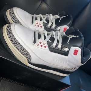 Jordan 3s white cement